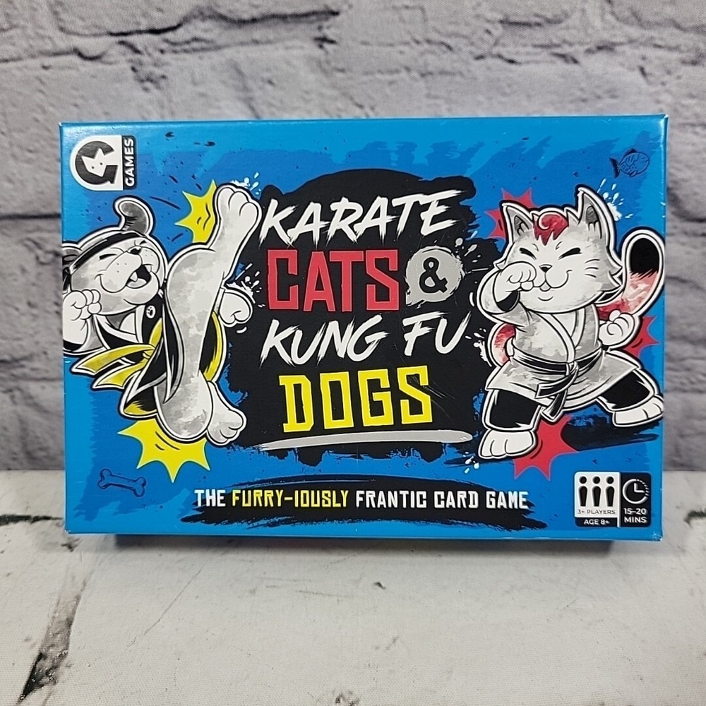 Karate Cats &‎ Kung Fu Dogs Card Game Ginger Fox New